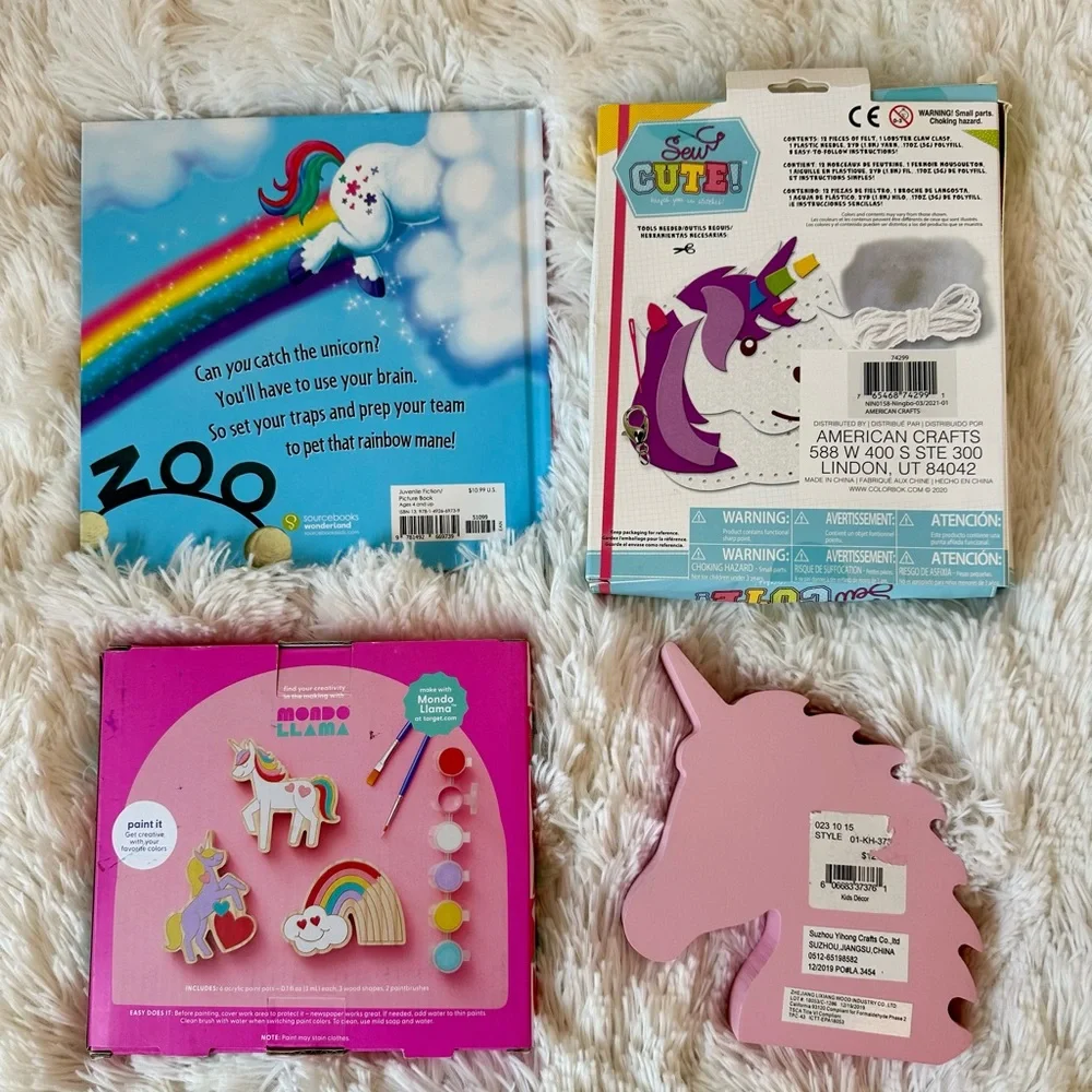 Unicorn Gift Bundle How to Catch a Unicorn Book Crafts Decor Girls Activity Set